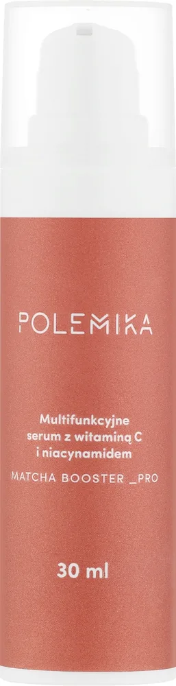 Сыворотка для лица, шеи и декольте Polemika мультифункциональная с ниацинамидом, витамином C и зелёным чаем, 30 мл