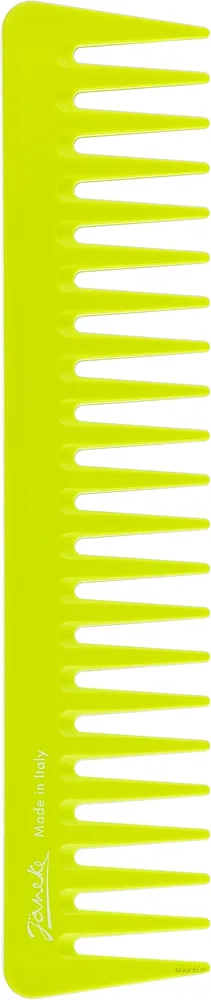 Расчёска для волос Janeke Supercomb Wide Teeth Lime Fluo 82871