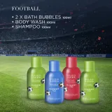 Набор детский Baylis & Harding Football Blueberry Fizz шампунь 100 мл гель для тела 100 мл и пена для ванны 2 x 100 мл — фото 4