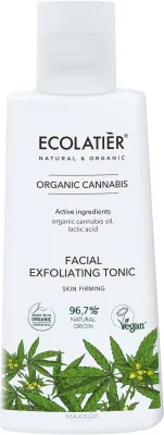 Укрепляющий тоник Ecolatier Organic Cannabis с маслом семян конопли и молочной кислотой