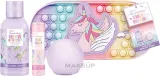 Набор Baylis & Harding Beauticology Candy Pop крем для душа 60 мл бомбочка 45 г бальзам для губ 5 г и пенал — фото 1