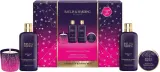 Набор Baylis & Harding Moonlight Fig лосьон 50 мл крем для душа 300 мл пена для ванны 300 мл и свеча — фото 1