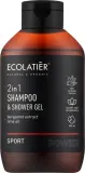 Шампунь-гель для душа 2 в 1 Ecolatier Sport, 400 мл — фото 1