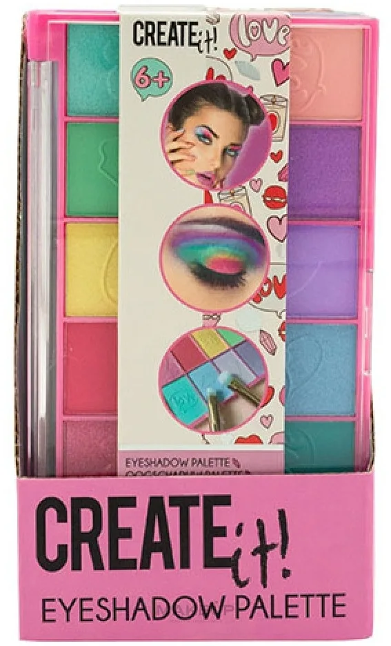 Палетка теней для век Create It! Eyeshadow Palette вариант 1 12 оттенков