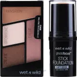 Набор для макияжа Wet N Wild All About Beauty тональная основа-стик и палетка теней для век 12 г+4.5 г — фото 2