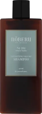 Шампунь Noberu Of Sweden №104 для объёма волос, мужской, с ароматом табака и ванили, с магнием, 250 мл
