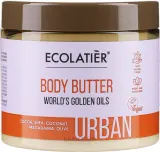 Масло-баттер для тела Ecolatier Golden Oils с маслами ши какао и макадамии — фото 2