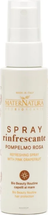 Освежающий спрей для лица, тела и волос MaterNatura Refreshing Spray With Pink Grapefruit, 100 мл