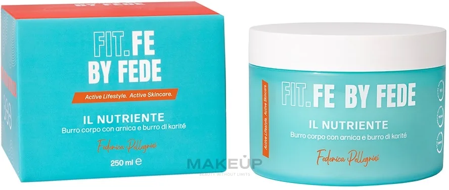 Питательное масло-баттер для тела Fit.Fe By Fede The Nourisher с маслом ши