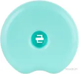 Компактная щётка для волос с зеркалом Janeke The Pomme Brush With Mirror 84 мм бирюзовый/ Джанеке — фото 3