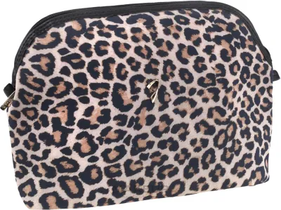Косметичка Janeke Chic Spotted A4349VT леопард экокожа 27х20х8 см