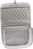 Косметичка Janeke Chic Big Pouch A6114VT стеганая коричневая 21,5х27,5х10 см — фото 2