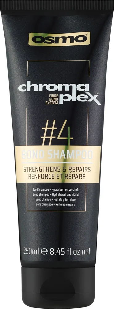 Шампунь Osmo Chromaplex No.4 для повреждённых волос, без сульфатов, с УФ-фильтром, аргановым маслом и кератином, 250 мл