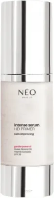 База под макияж NEO Make Up Intense Serum HD Primer SPF20 с солнцезащитным фильтром, с эффектом HD, 30 мл