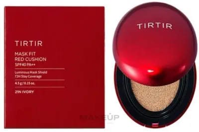 Кушон для лица Tirtir Mask Fit Red Mini Cushion мини-формат, с ниацинамидом, 4,5 г