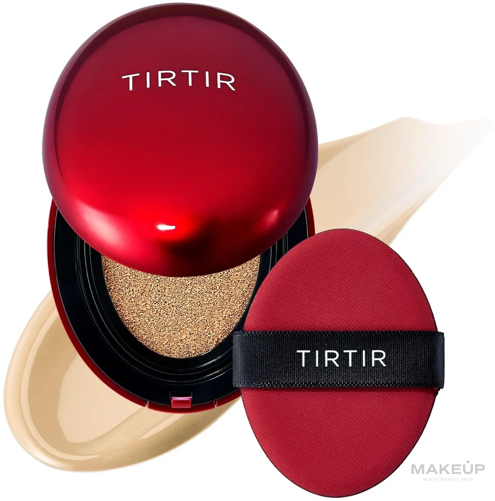 Кушон для лица Tirtir Mask Fit Red Mini Cushion мини-формат, с ниацинамидом, 4,5 г, оттенок 24W - Soft Beige