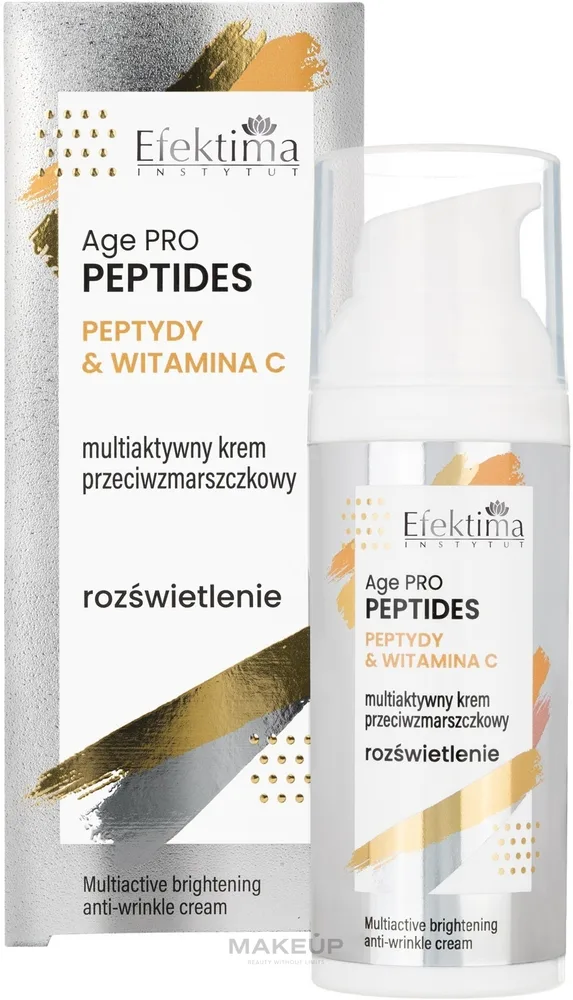Крем для лица Efektima Age PRO Peptides осветляющий с пептидами и витамином C 50 мл