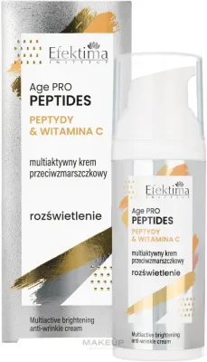 Крем для лица Efektima Age PRO Peptides осветляющий с пептидами и витамином C 50 мл
