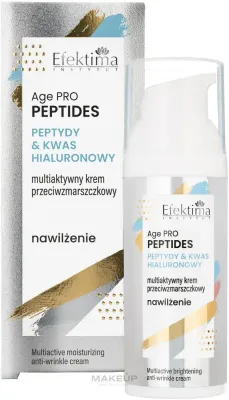 Крем для лица Efektima Age PRO Peptides увлажняющий с пептидами и гиалуроновой кислотой 50 мл