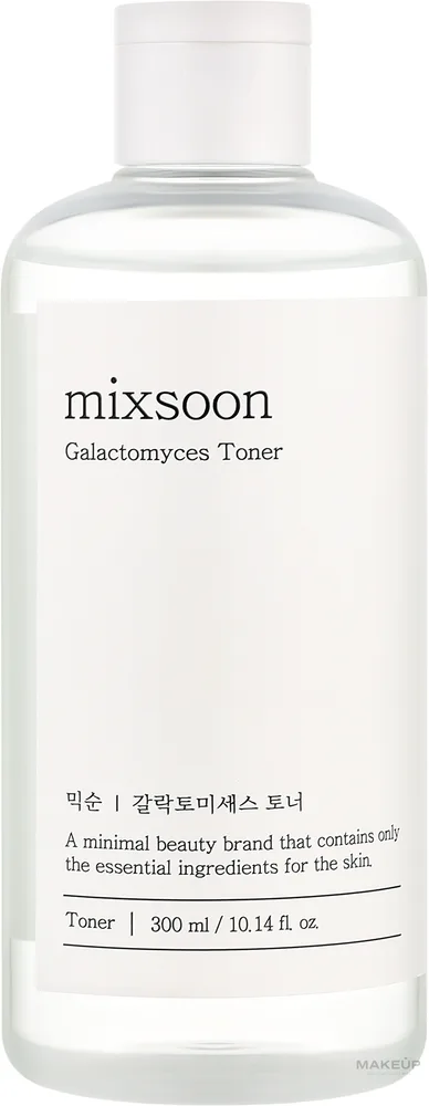 Тоник-эссенция Mixsoon Galactomyces с ферментом дрожжей для сияния и увлажнения кожи 300 мл