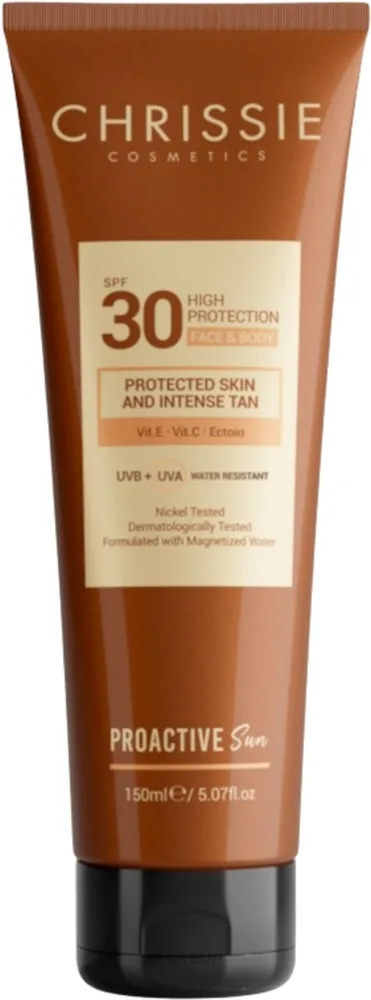 Крем солнцезащитный Chrissie SPF30 High Protection для лица и тела 150 мл