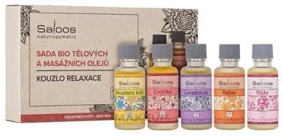 Набор массажных масел Saloos Magic of Relaxation девять цветов лаванда релакс и другие 5 x 20 мл