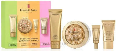 Набор Elizabeth Arden Ceramide капсулы 60 шт крем для области вокруг глаз 5 мл крем для лица 15 мл и очищающий крем 50 мл