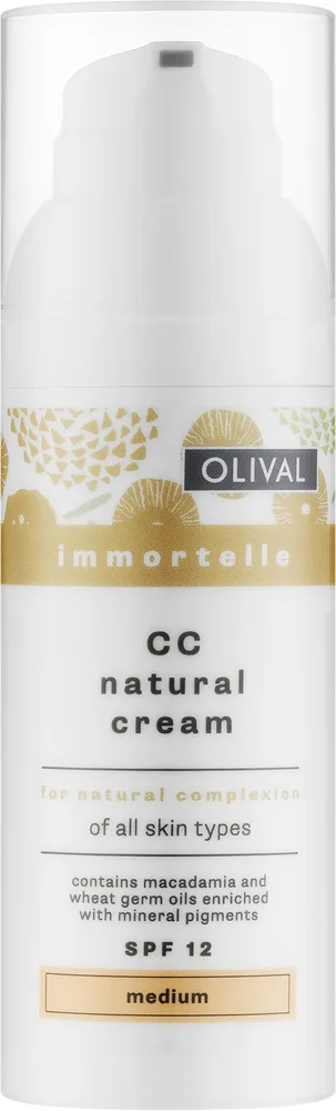 CC-крем Olival CC Natural Cream Immortelle, оттенок Medium