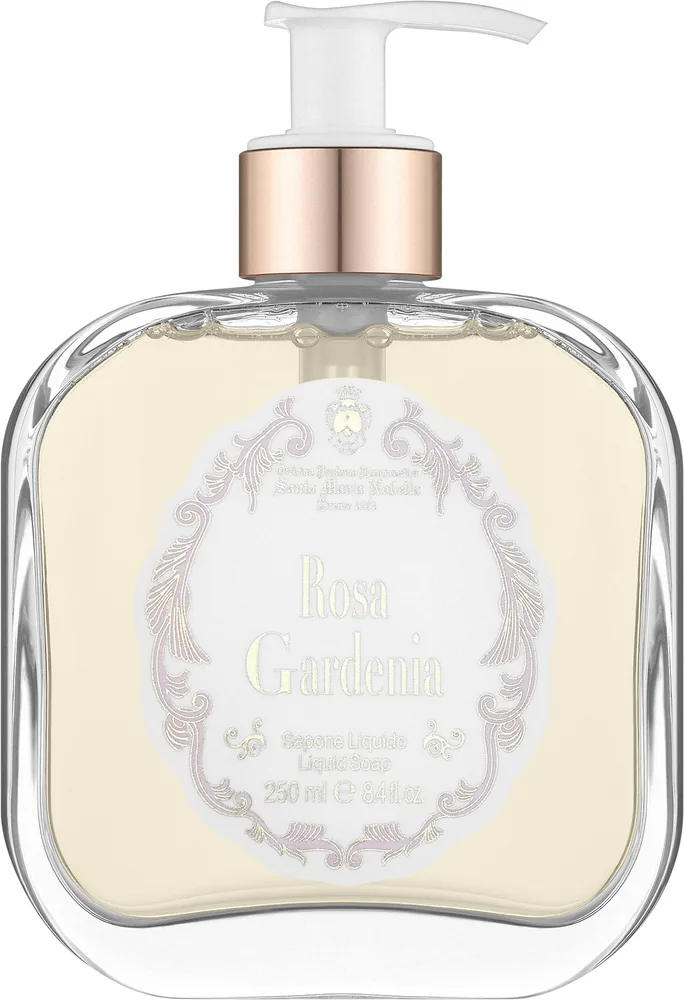 Мыло жидкое Santa Maria Novella Rosa Gardenia цветочное, 250 мл