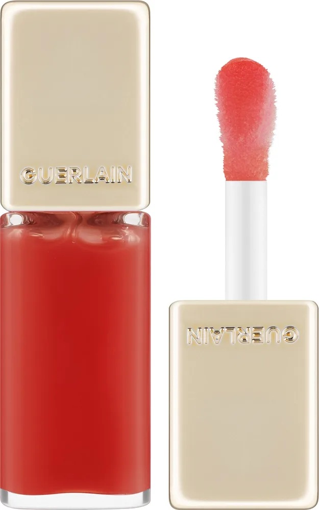 Оттеночное масло для губ Guerlain KissKiss Bee Glow с мёдом, оттенок 309 - Honey Glow
