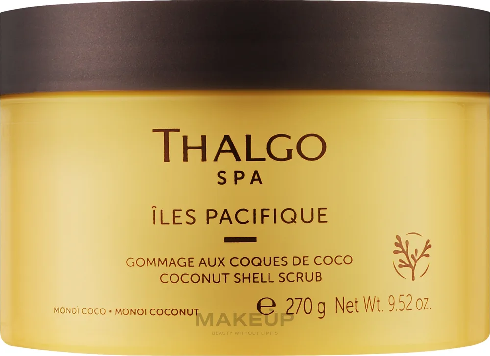 Thalgo Peeling do ciała z łupinami kokosa - Скраб для тела с кокосовой скорлупой Spa Coconut Shell 270 г