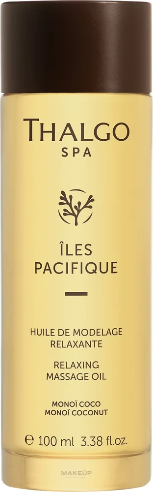 Расслабляющее масло для массажа тела Thalgo SPA Iles Pacifique с монои