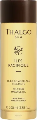 Расслабляющее масло для массажа тела Thalgo SPA Iles Pacifique с монои