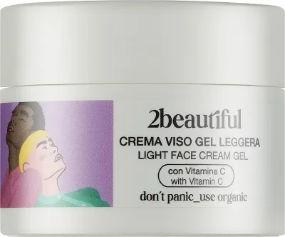 Крем-гель для лица 2beautiful Forever Young лёгкий с витамином C и пептидами 50 мл