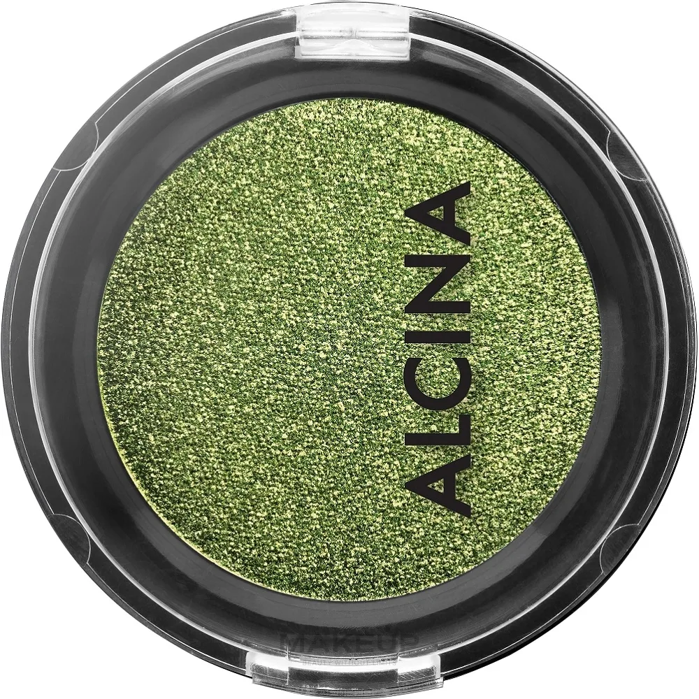 Тени для век Alcina Powder-Cream Eyeshadow, оттенок Cosmic Green