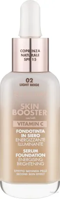 Тональная основа-сыворотка Deborah Skin Booster Vitamin C SPF 15 сияющая, 30 мл