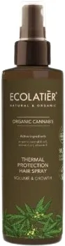 Термозащитный спрей для волос Ecolatier Organic Cannabis Volume & Growth с маслом конопли, 200 мл
