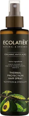 Термозащитный спрей для волос Ecolatier Organic Avocado Nutrition & Strength с маслом авокадо, 200 мл