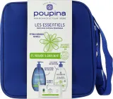 Набор для лица Poupina Les Essentiels очищающий гель мицеллярная вода салфетки и косметичка 2x485 мл — фото 1