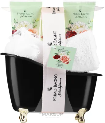 Набор Primo Bagno Nymph Of Roses гель для душа 100 мл лосьон для тела 100 мл соль для ванны и другие средства