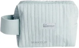 Косметичка IDC Institute Handle Travel Bag экокожа синяя 17х18х6,5 см