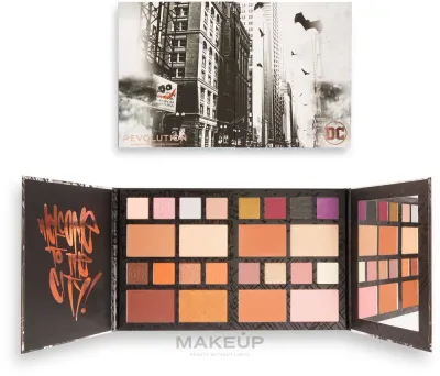 Палетка Makeup Revolution X DC Universe Large Face & Eye Palette 24 оттенка