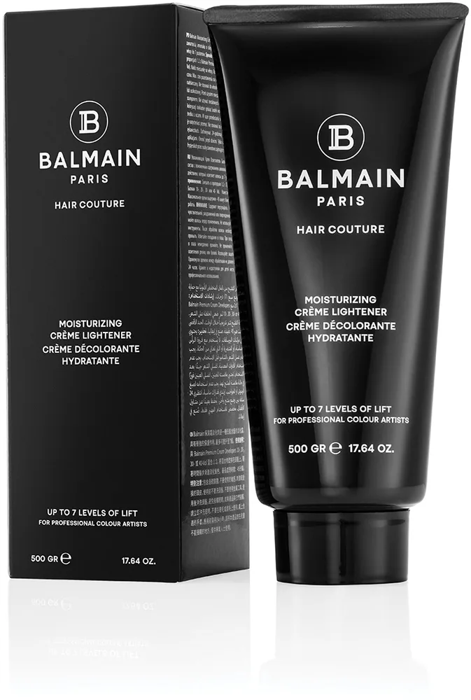 Balmain Paris Hair Couture Balmain Couleurs Couture Moisturizing Creme Lightener - Крем-осветлитель для волос Balmain Couleurs Couture увлажняющий, до 7 тонов осветления, с низким содержанием аммиака, защита и уход, 500 г