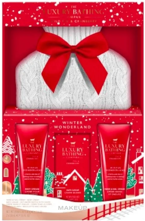 Набор Grace Cole The Luxury Bathing Wild Fig & Cranberry крем для тела 50 мл крем для рук 50 мл и соль для ванны 80 г