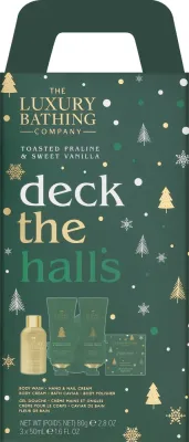 Набор для кожей тела и рук Grace Cole Deck The Halls крем для тела крем для рук масляная икра и гель для душа 50+50+50 мл+80 г