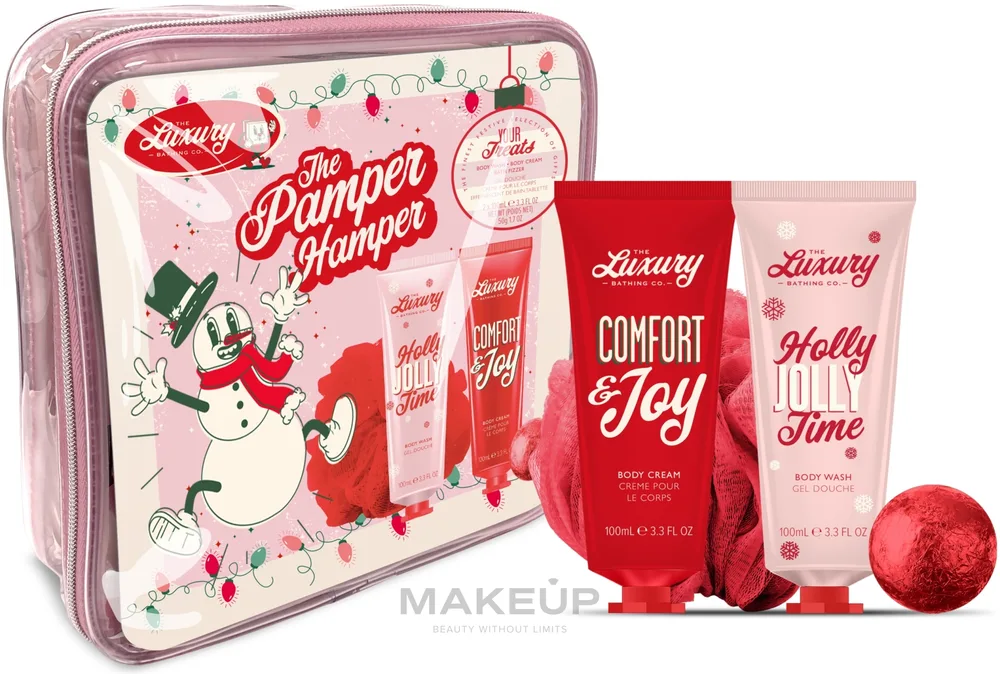 Набор Grace Cole The Luxury Bathing The Pamper Hamper гель для душа 100 мл крем для тела и другие средства 5 предметов