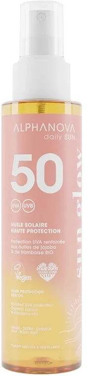 Солнцезащитное масло для тела Alphanova High Protection Sun Oil SPF50