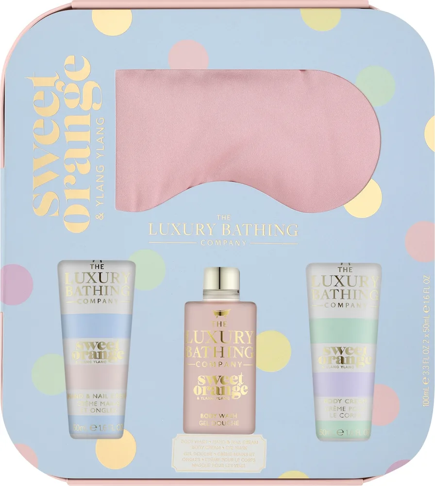 Набор для кожей тела и рук Grace Cole Nourishing Delights крем для тела крем для рук гель для душа и аксессуар 50+50+100 мл