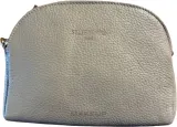 Косметичка State Of Mind Leather Pouch With Handle кожа серая с ремнем — фото 1