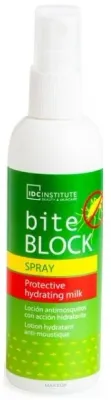 Спрей для тела IDC Institute Bite Block от комаров с увлажняющим молочком 100 мл